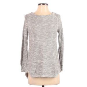 Anthropologie Sparrow Gray Knit Button Sweater